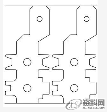 小型多向弯曲件的级进模设计,弯曲,零件,成形,卸料,第3张