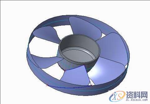 Pro/E产品设计：电风扇扇叶的设计方法Pro/E产品设计：电风扇扇叶的设计方法,设计培训,圆柱,一个,第12张