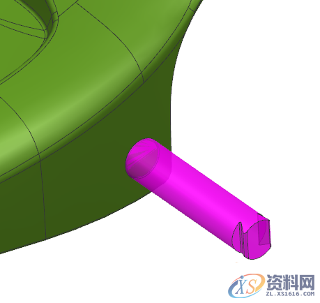 UG塑胶模具设计油缸抽芯的前模滑块机构UG塑胶模具设计油缸抽芯的前模滑块机构,油缸,如图,设计培训,机构,水口,第2张