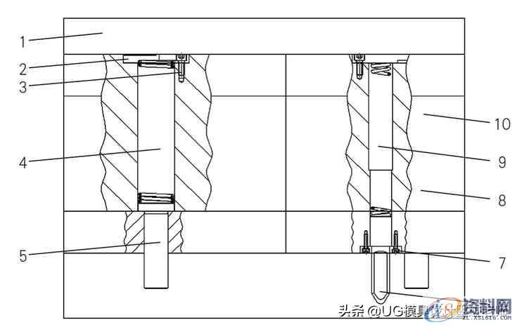 汽车冲压模具设计：车架内外纵梁一体成形模具设计案例分析总结 ...,汽车冲压模具设计：车架内外纵梁一体成形模具设计案例分析总结,成形,卸料,导正,第7张