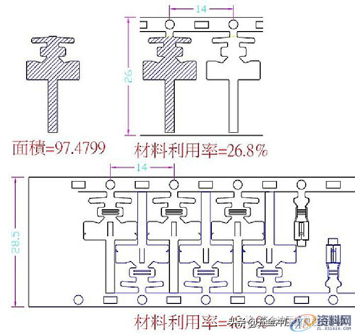 冲压模具设计丨冲压模具材料的利用率学习，值得收藏,冲压模具设计丨冲压模具材料的利用率学习，值得收藏,冲压,材料,方式,第3张