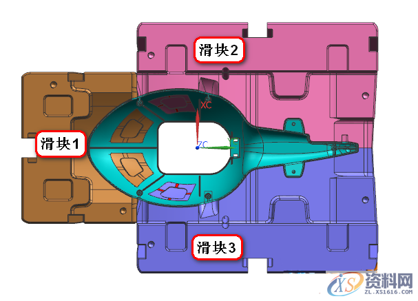 UG模具设计分享前模“弹滑块”的做法，建议收藏UG模具设计分享前模“弹滑块”的做法，建议收藏,模具设计干货分享！前模“弹滑块”的做法参考,模具设计,第2张