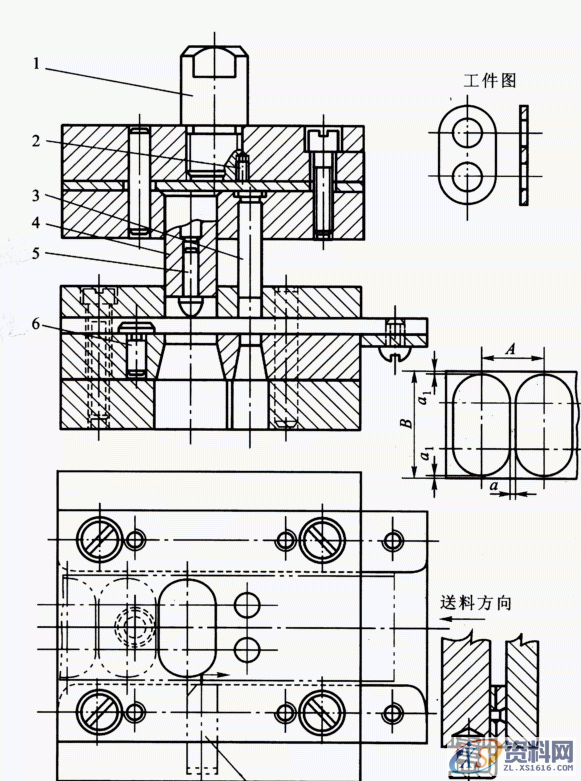 五金冲压模具设计之冲裁模具的结构构造设计方法,模具设计,模具,结构,第8张