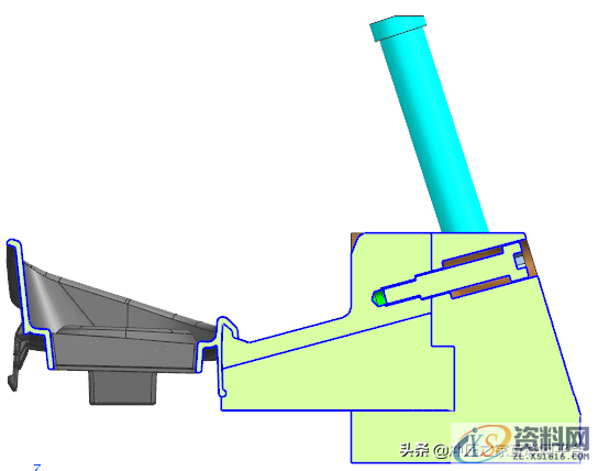 模具滑块里出斜顶，这种经典结构你见过吗？,模具滑块里出斜顶，这种经典结构你见过吗？,模具设计,机构,第6张