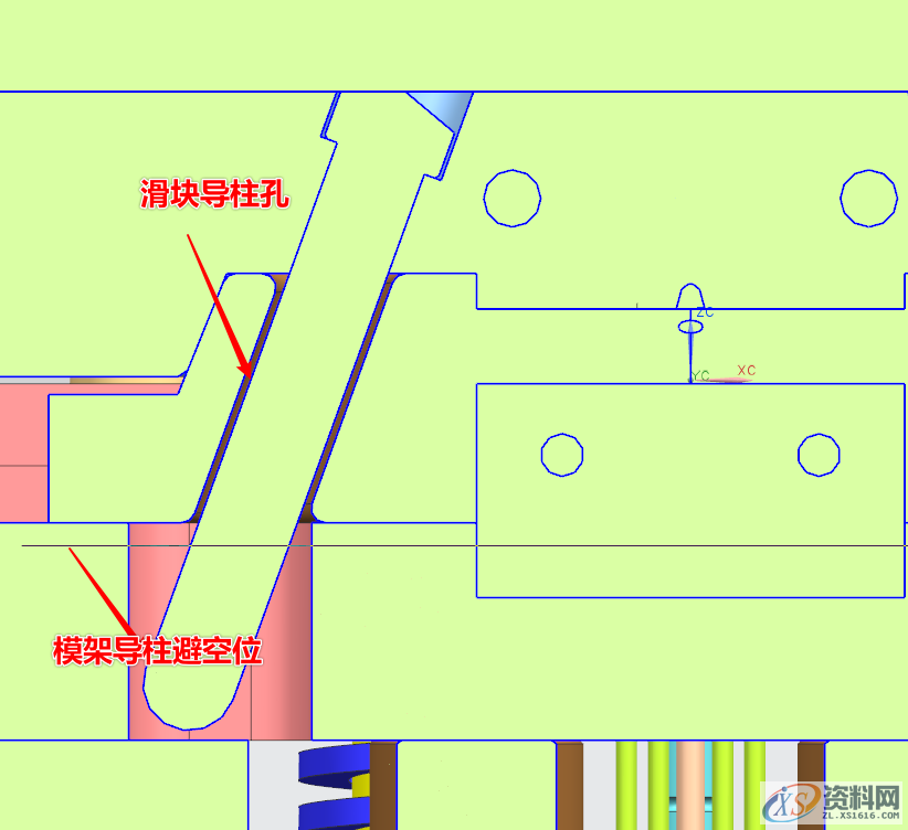 模具的避空间隙，减少模具的加工时间以及装配时间,模具的避空间隙，减少模具的加工时间以及装配时间,模架,模具设计,第2张