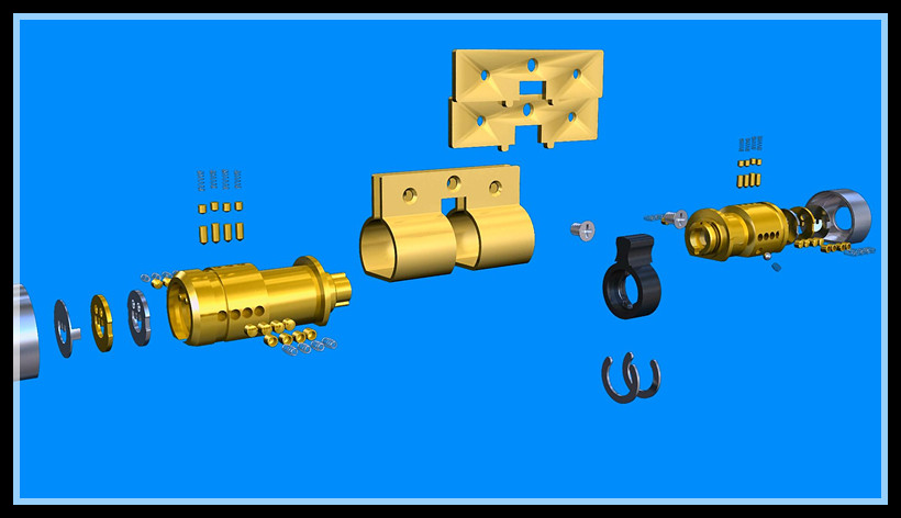 安防铁架锁结构3D图解(图文教程),安防铁架锁结构3D图解,结构,第5张