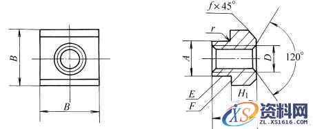 T形槽用螺母型式及尺寸(GB/T158-1996)(图文教程),T形槽用螺母型式及尺寸(GB/T158-1996),尺寸,0.5,型式,第1张