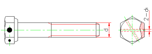 六角头头部带孔螺栓A和B级(GB 32.1-88）(图文教程),六角头头部带孔螺栓A和B级(GB_32.1-88）,采用,螺纹,性能,第1张