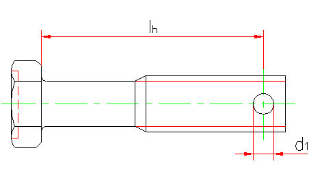六角头螺杆带孔螺栓 细杆 B级(GB 31.2-88)(图文教程),六角头螺杆带孔螺栓_细杆_B级(GB_31.2-88),采用,螺纹,性能,第1张
