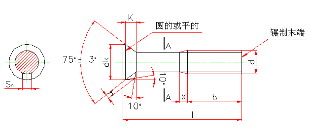 沉头带榫螺栓(GB 11-88）(图文教程),沉头带榫螺栓(GB_11-88）,采用,螺纹,1.1,第1张