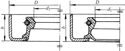 外露骨架旋转轴唇形油封尺寸系列（GB/T 13871-1992）(图文教程),外露骨架旋转轴唇形油封尺寸系列（GB/T_13871-1992）,尺寸,直径,公差,第1张