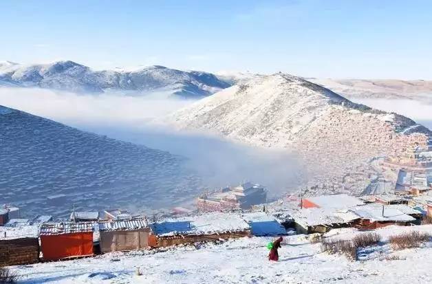 色达刚下了一场雪，这些照片惊艳了大家的朋友圈(图文教程),色达刚下了一场雪，全世界都美哭了,这个,温度,什么,第6张