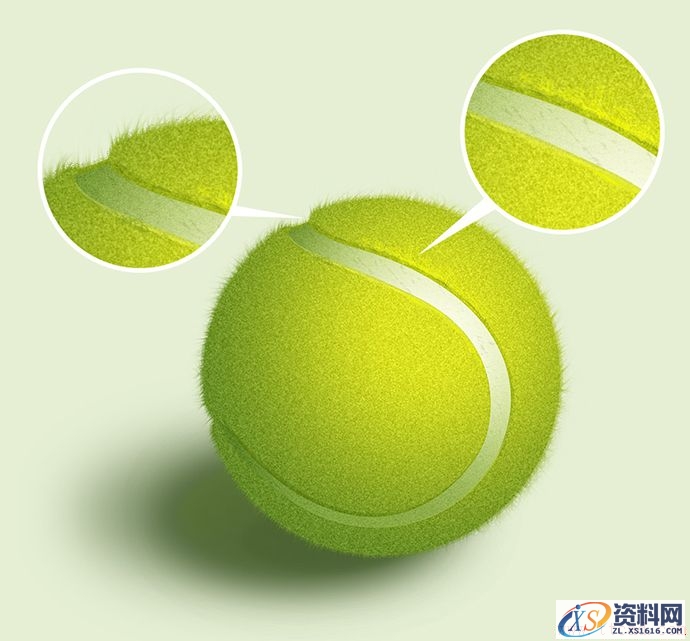 在Photoshop中绘制精致的网球图标(图文教程),wq201502032,0.5,选择,形状,第1张
