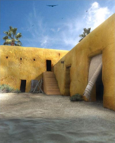 3ds Max结合Photoshop来制作沙漠中的废弃房屋(图文教程),3ds_Max结合Photoshop来制作沙漠中的废弃房屋,用于,选择,盘,第12张