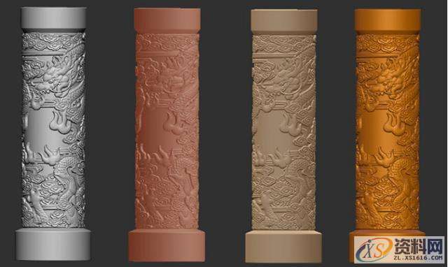 ZBrush中如何在圆柱或者是曲面模型上面雕刻花纹？,设计,产品,这个,第1张
