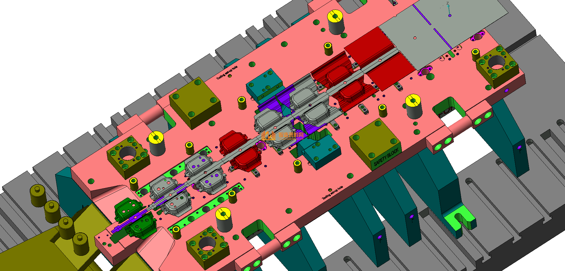 VISI五金汽车模具结构图纸0032,模具,结构,NeadPay,第1张