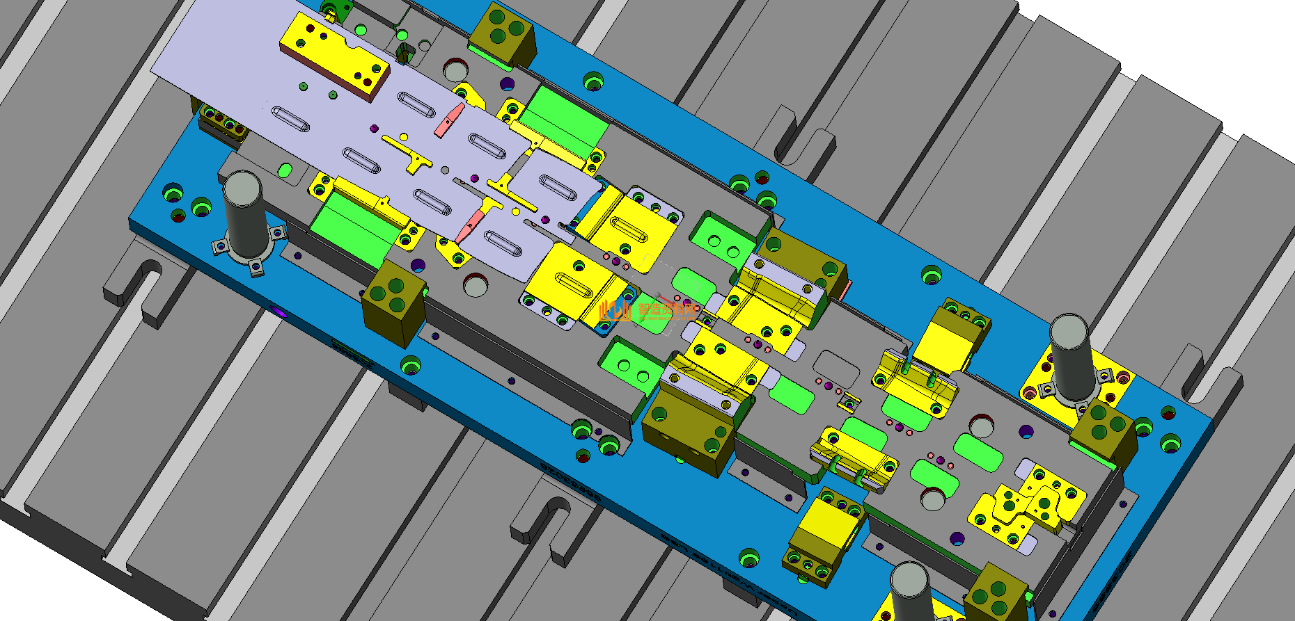 VISI五金汽车模具结构图纸0038,模具,结构,NeadPay,第1张