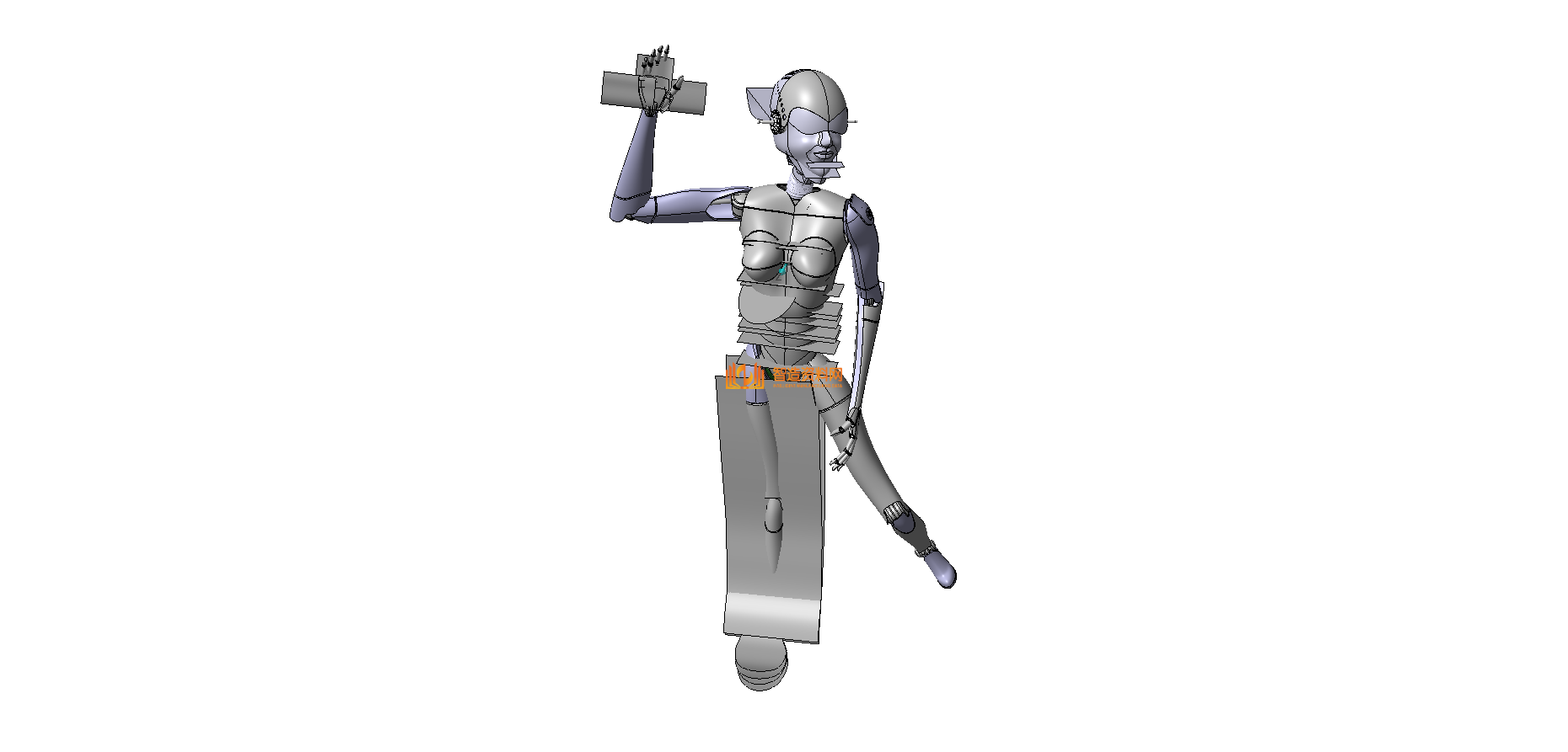 人体机器人模型SolidWorks模型,NeadPay,模型,SolidWorks,第2张