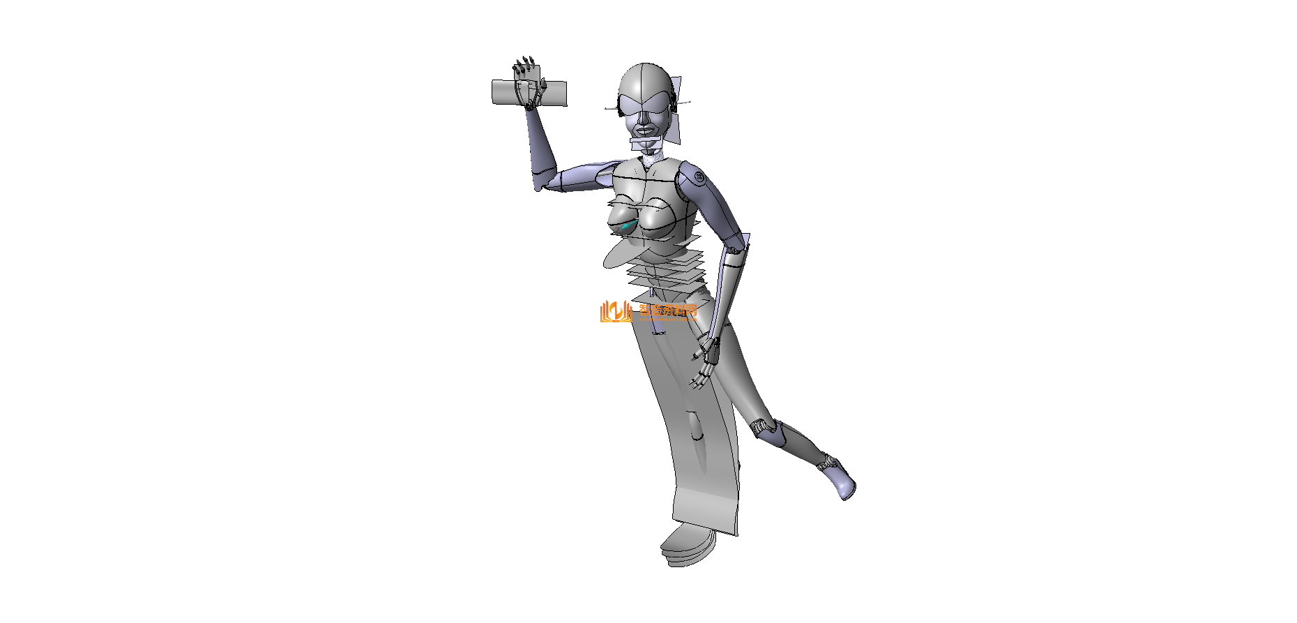 人体机器人模型SolidWorks模型,NeadPay,模型,SolidWorks,第1张