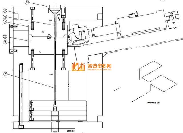 塑胶模具设计之超复杂的冷却弯管圆弧抽芯方案,圆弧,模具设计,冷却,塑胶,第6张