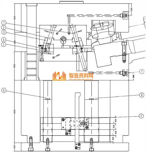 塑胶模具设计之超复杂的冷却弯管圆弧抽芯方案,圆弧,模具设计,冷却,塑胶,第7张