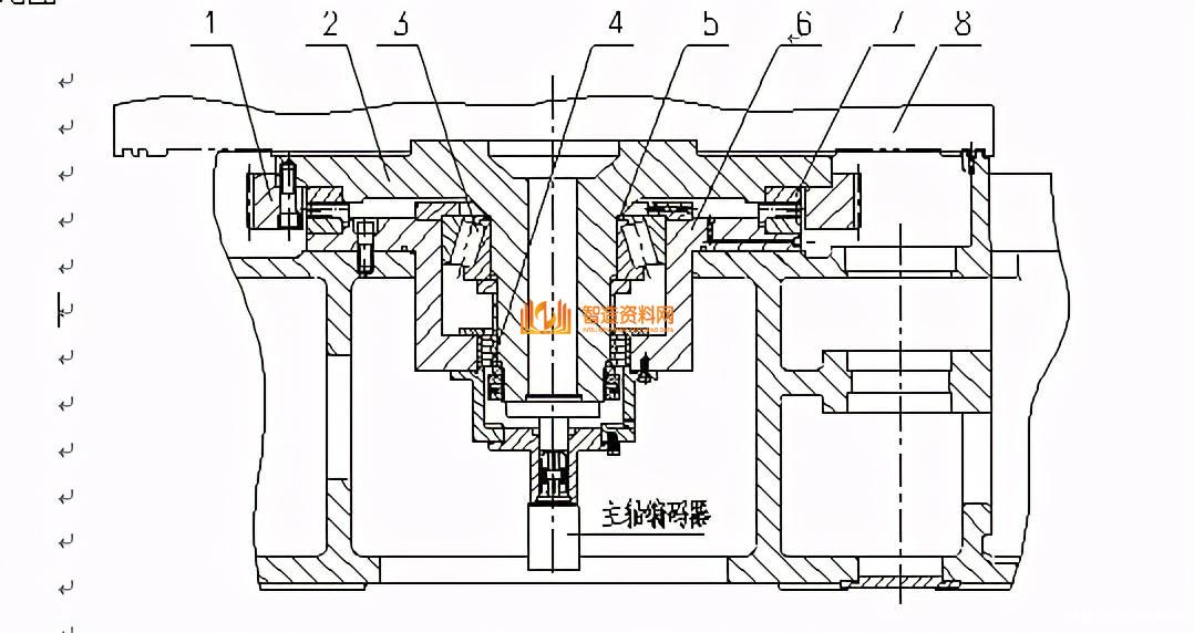 几种重型数控立式车床典型主轴结构,设计,产品,结构,加工,选择,要求,第1张