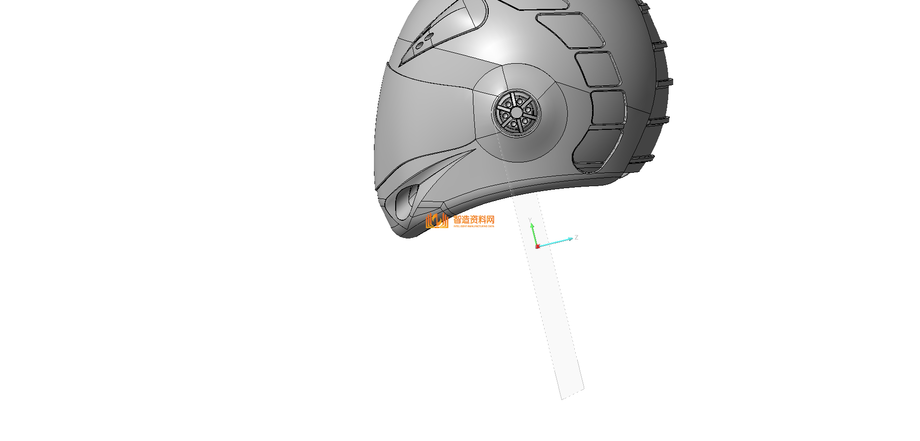 摩托车头盔模具+头盔模型,XSMJGZ_STP_0002.png,NeadPay,模具,模型,第1张