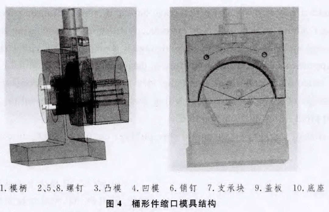 【另类技术】桶身件缩口成形工艺与模具设计,模具,设计,模具设计,第5张